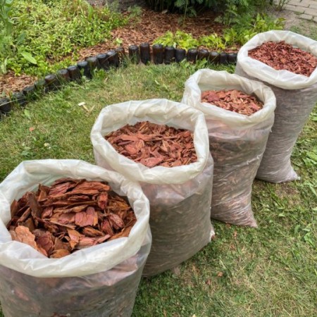 Кора Лиственницы 55л. Фракц. 3-6 см.