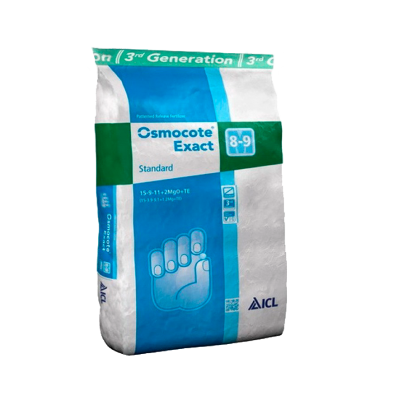Osmocote EXACT STANDARD 15-9-11 (8-9М) 25 кг. Удобрение пролонгированного действия Osmocote EXACT STANDARD 15-9-11 (8-9М) 25 кг