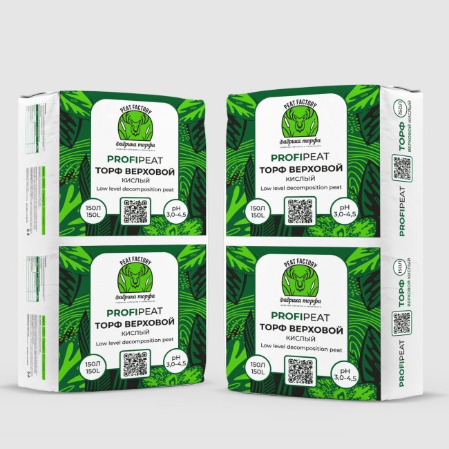 Торф Верховой Кислый 250L
