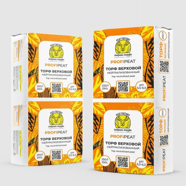 Торф верховой нейтрализованный 250L