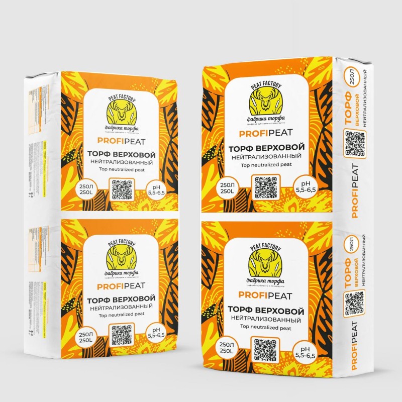 Торф верховой нейтрализованный 250L